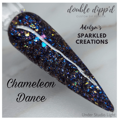 Chameleon Dance - Adelyn's Sparkled Creations - Double Dipp'd Dip Powder