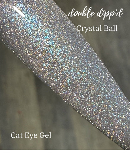 Crystal Ball Cat Eye Gel Polish - Gel Polish - Double Dipp'd Dip Powder