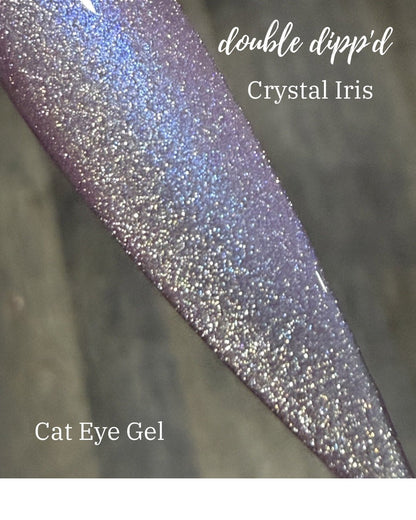 Crystal Iris Cat Eye Gel Polish - Gel Polish - Double Dipp'd Dip Powder