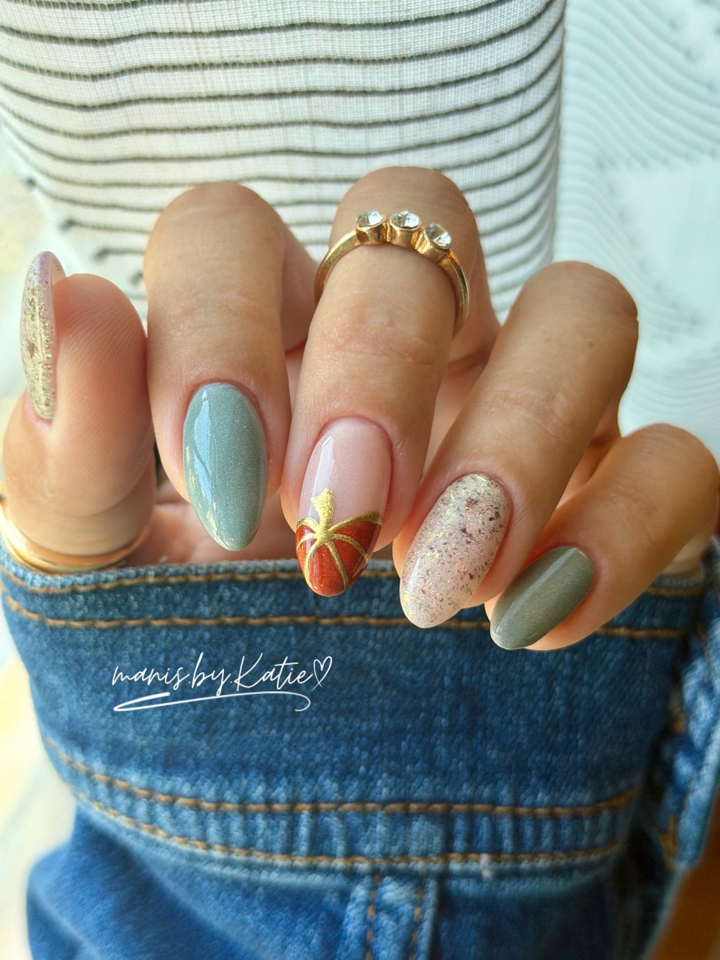 Custom Mix (Milky with Flakes) - Dip Powder - Double Dipp'd Dip Powder