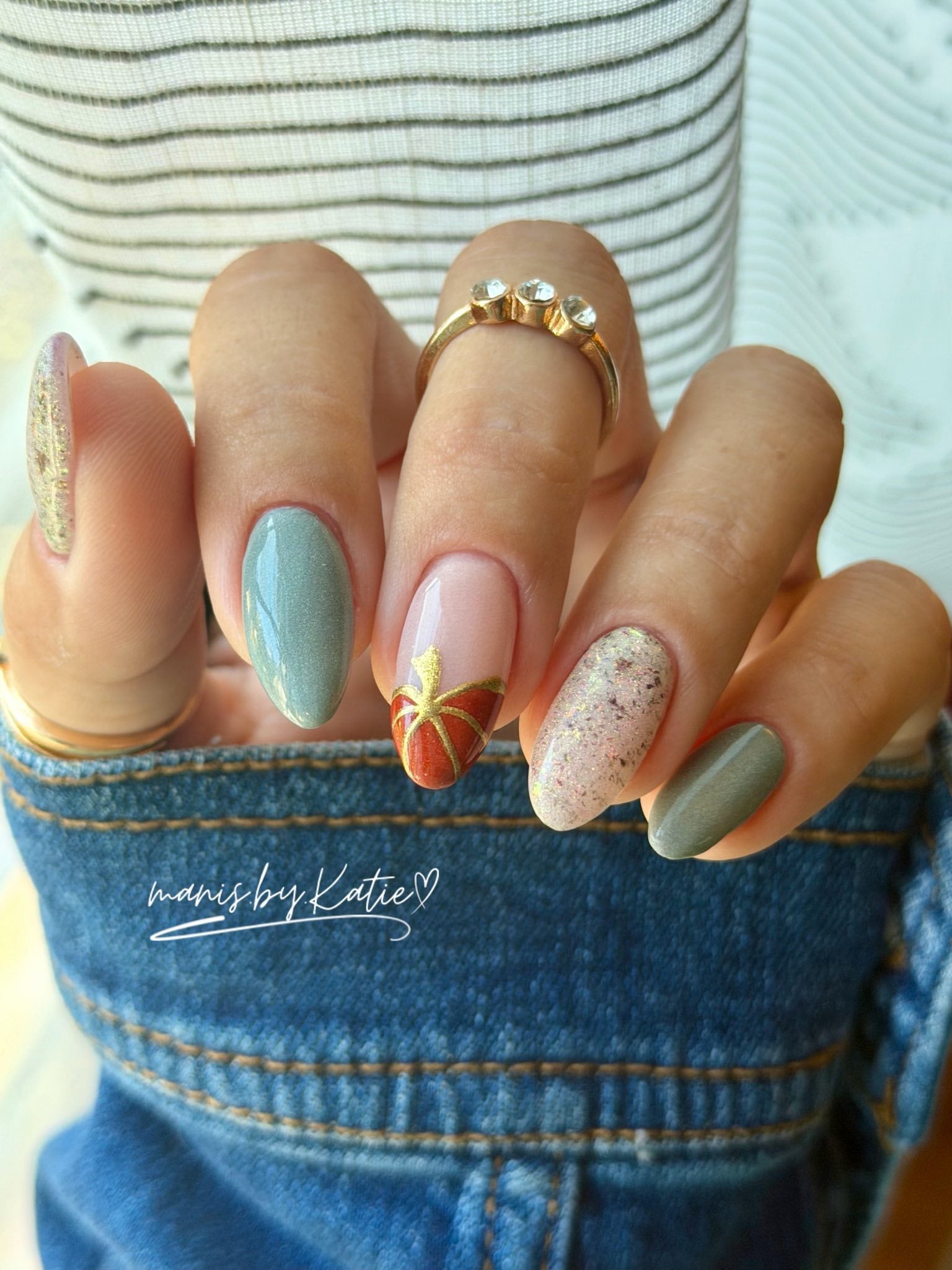 Custom Mix (Milky with Flakes) - Dip Powder - Double Dipp'd Dip Powder