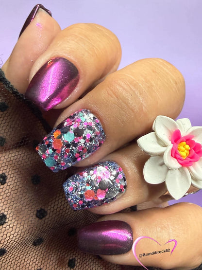 Dancing Disco Dip Powder - Adelyn's Sparkled Creations - Double Dipp'd Dip Powder
