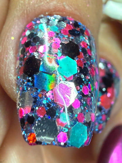 Dancing Disco Dip Powder - Adelyn's Sparkled Creations - Double Dipp'd Dip Powder
