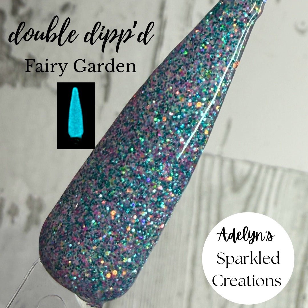 Fairy Garden Dip Powder - Adelyn's Sparkled Creations - Double Dipp'd Dip Powder