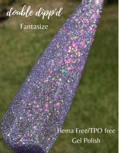 Fantasize Reflective Gel Polish - Gel Polish - Double Dipp'd Dip Powder