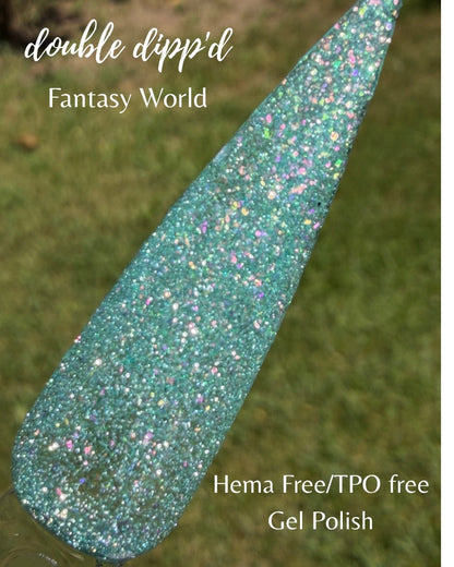 Fantasy World Reflective Gel Polish - Gel Polish - Double Dipp'd Dip Powder