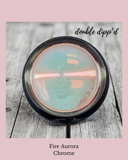 Fire Aurora Chrome - Chrome - Double Dipp'd Dip Powder