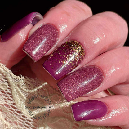 Frosted Cranberry Dip Powder - Dip Powder - Double Dipp'd Dip Powder