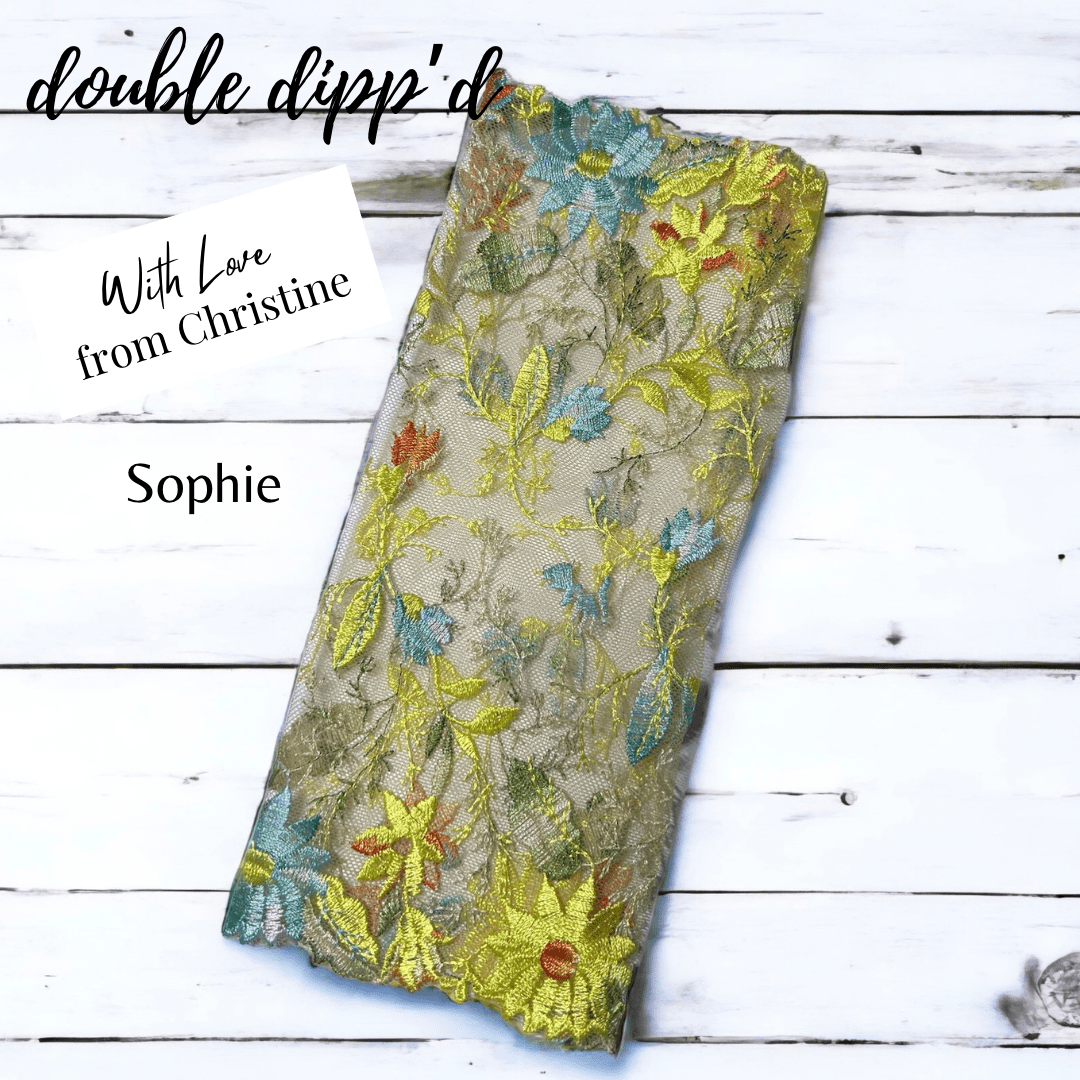 Handmade Mani Sleeves With Love from Christine - Double Dipp'd Dip Powder