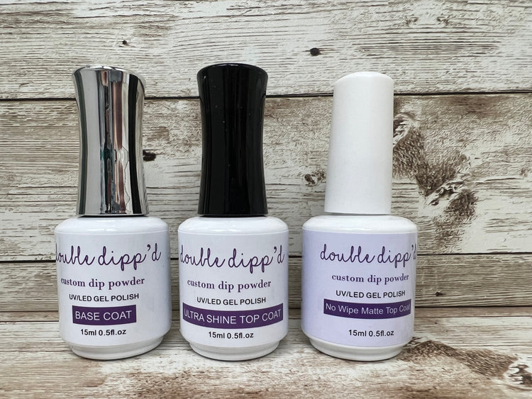 Gel Liquids (Regular Gel Base, Ultra Shine Top, Matte Top)