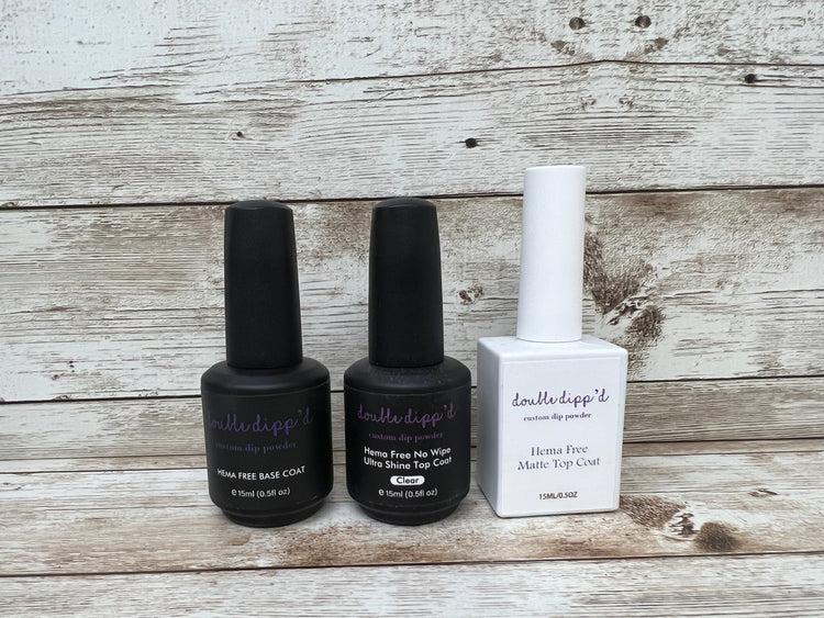 Gel Liquids (Hema Free Gel Base, Ultra Shine Top, Matte Top)