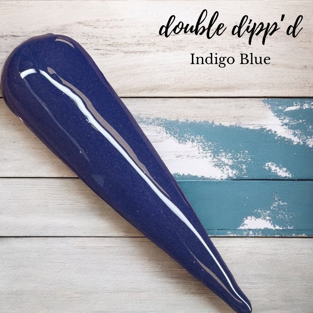 Indigo Blue Dip Powder - by Double Dipp'd Dip Powder
