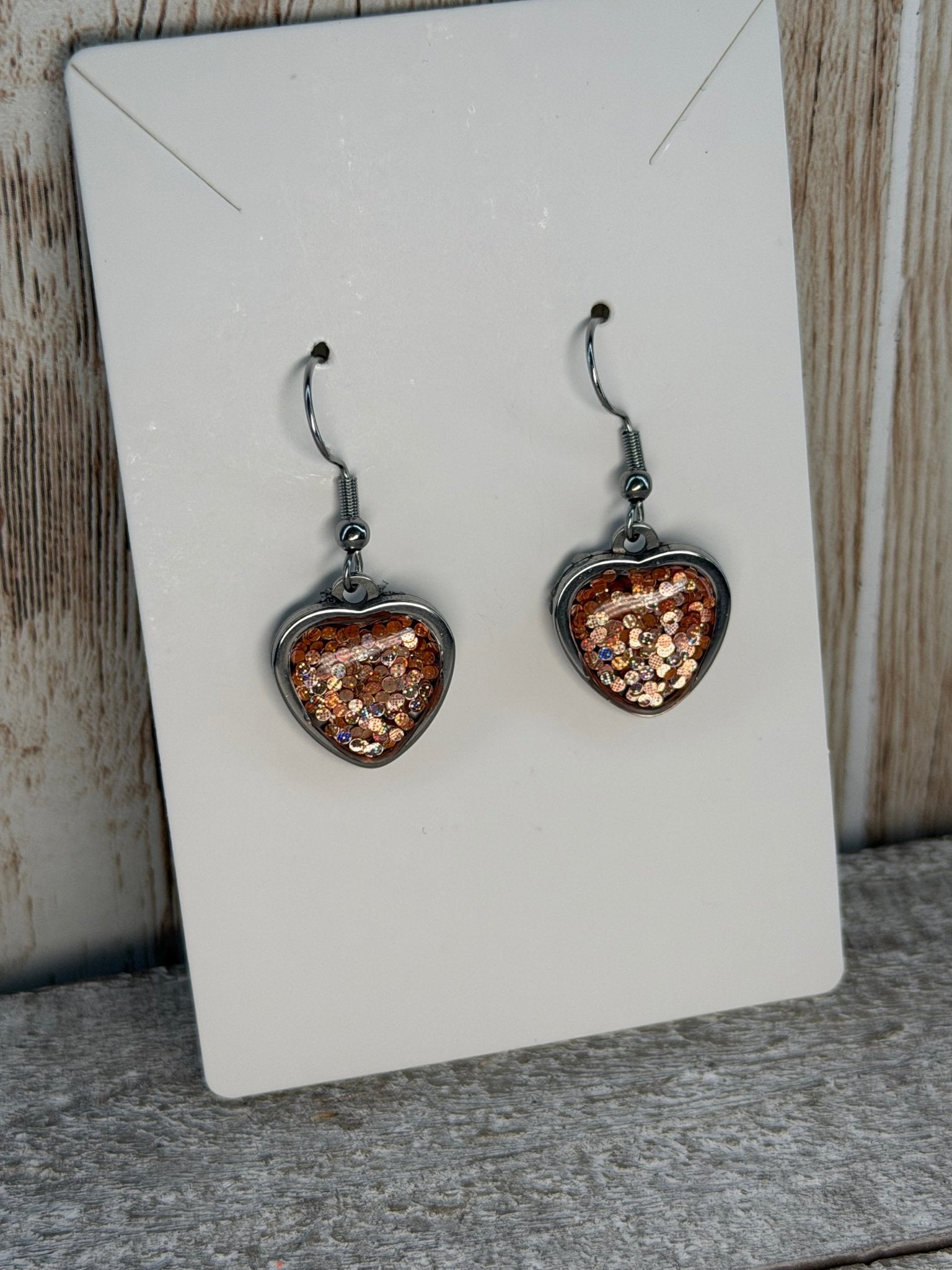 Keep on Sparkling Handmade Resin Earrings and DIp Powder sets - Resin - Double Dipp'd Dip Powder