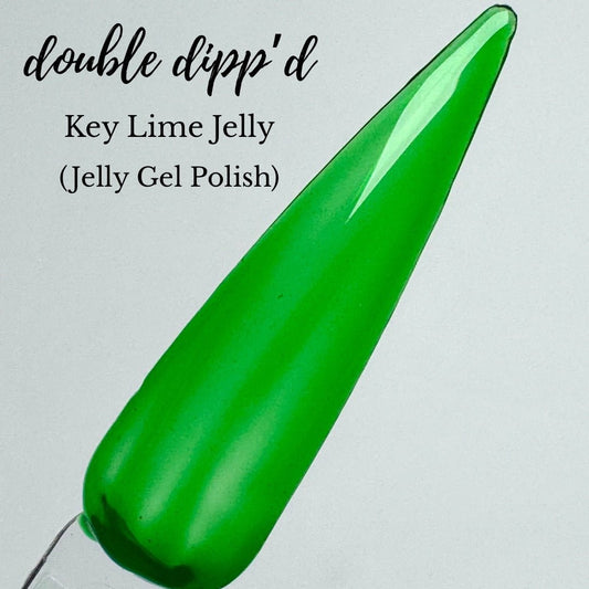 Key Lime Jelly Gel Polish - Liquids - Double Dipp'd Dip Powder
