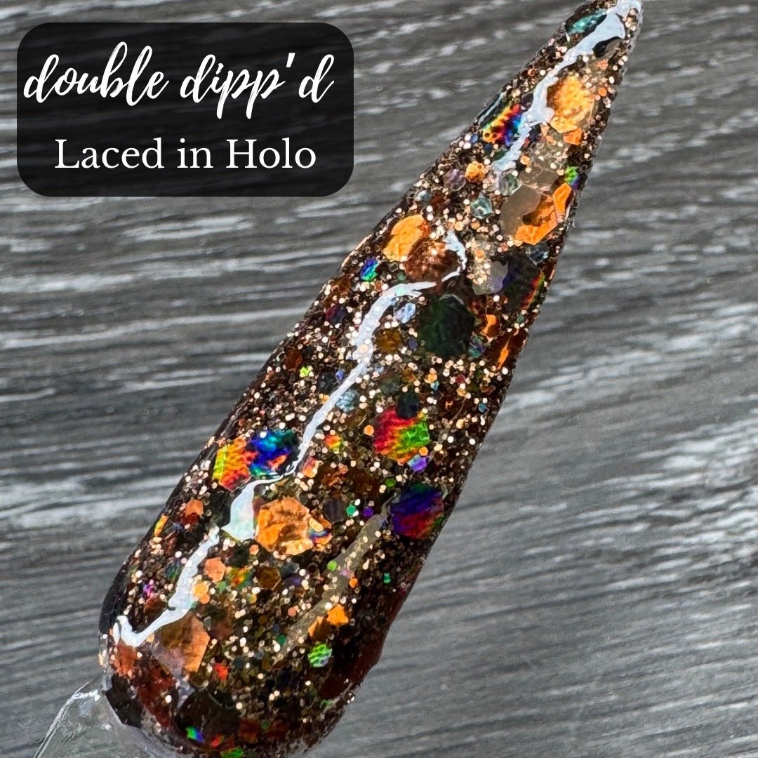 Laced in Holo - Dip Powder - Double Dipp'd Dip Powder