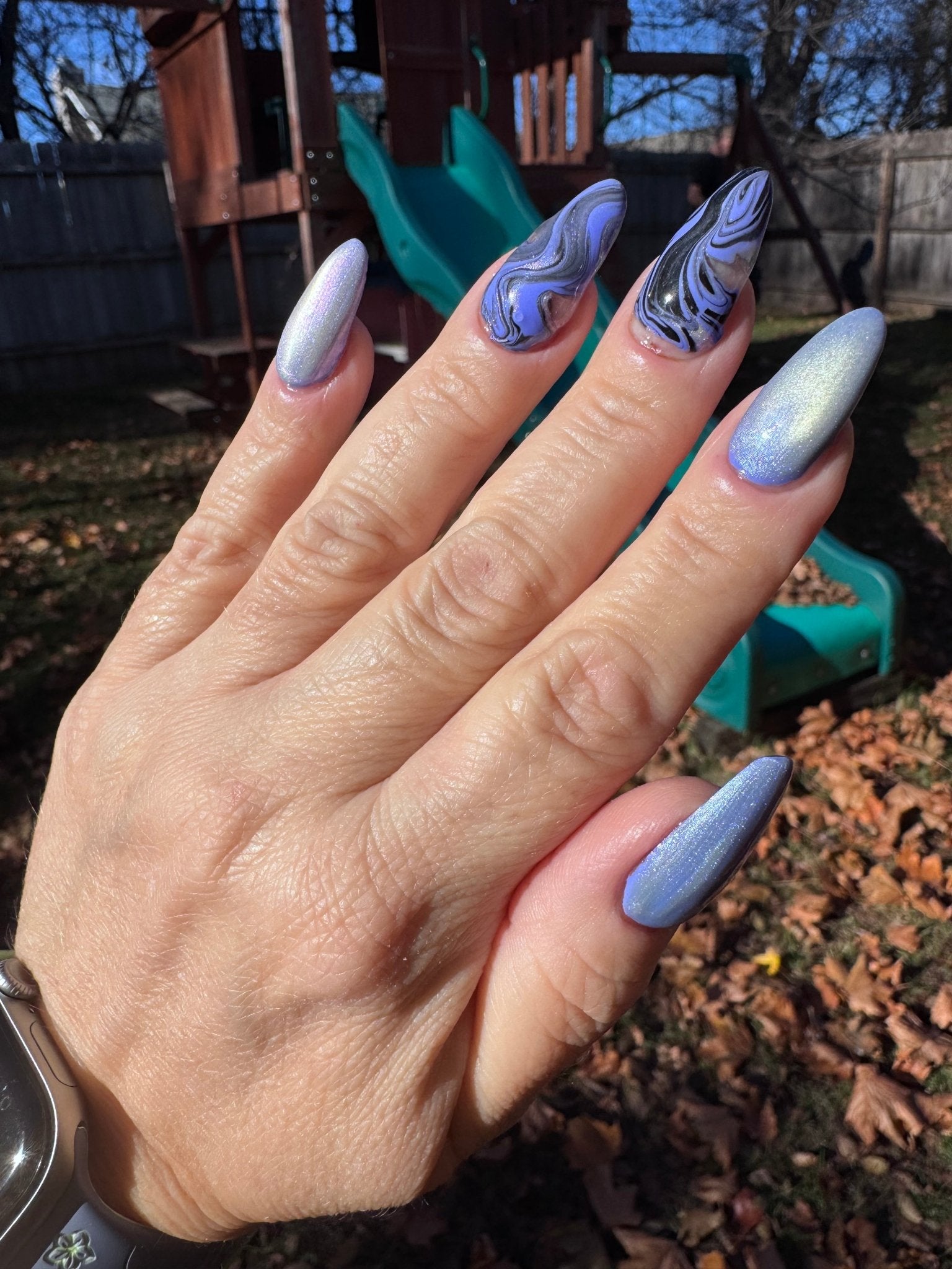 Lavender Ice Cat Eye Gel Polish - Gel Polish - Double Dipp'd Dip Powder