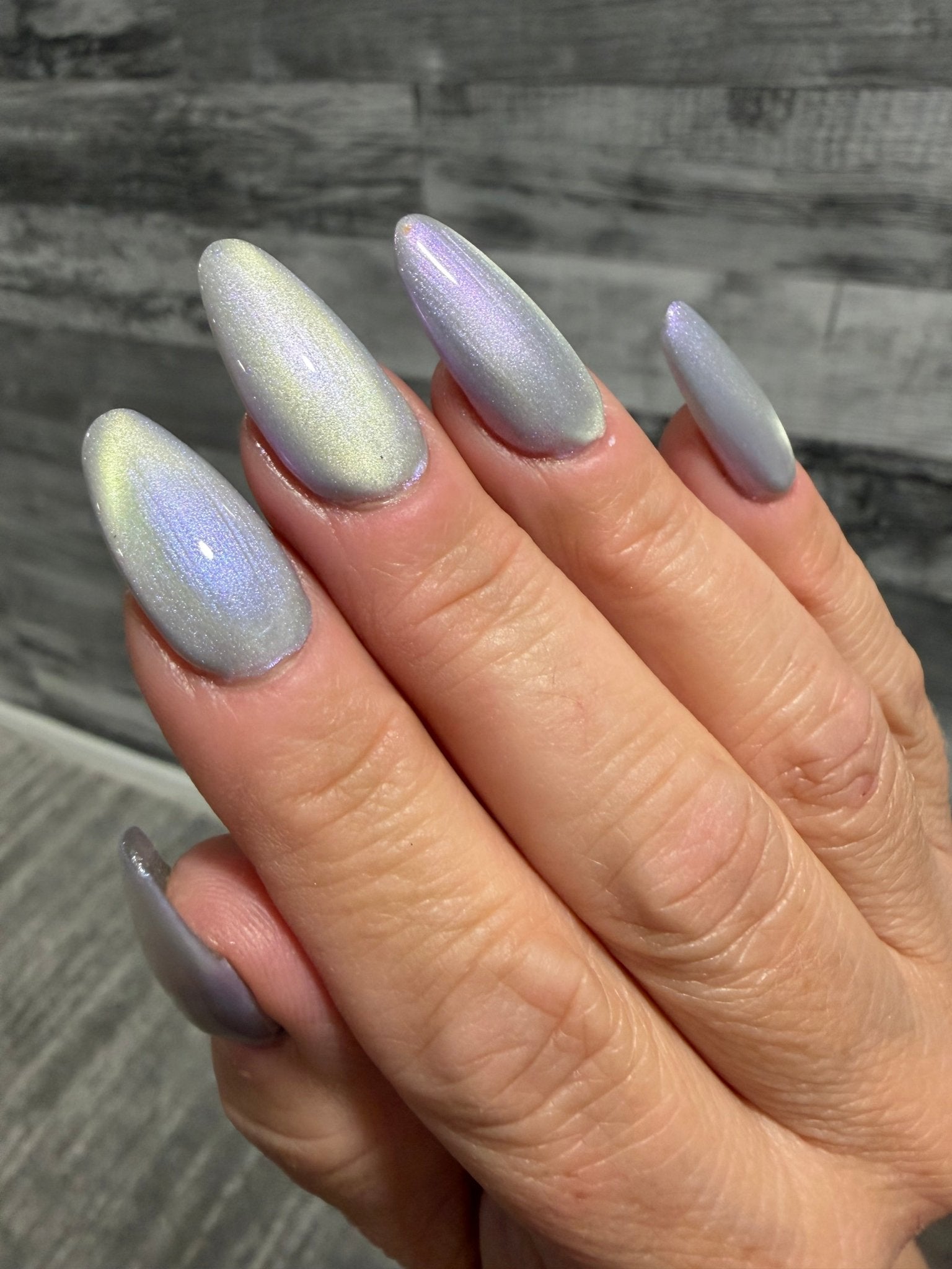 Lavender Ice Cat Eye Gel Polish - Gel Polish - Double Dipp'd Dip Powder