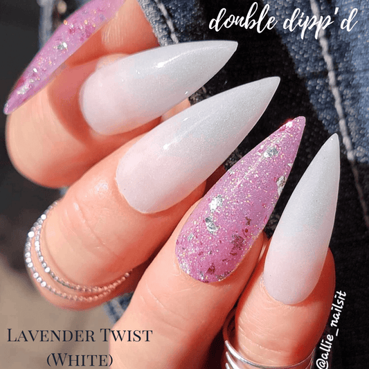 Lavender Twist - Double Dipp'd Dip Powder