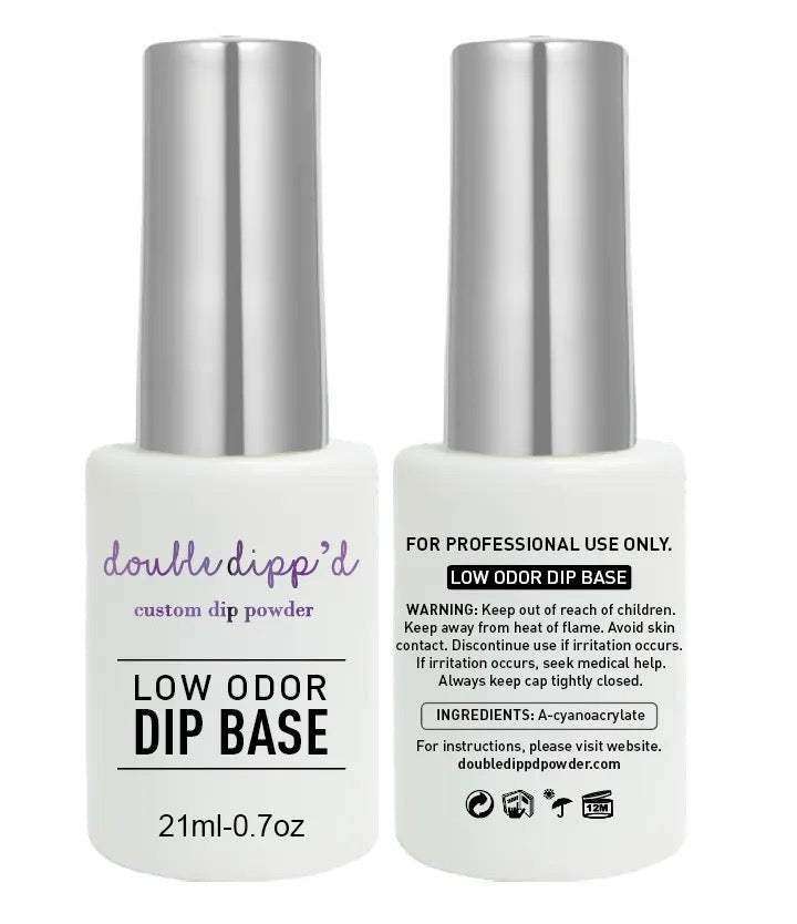 Low Odor Dip Base - Liquids - Double Dipp'd Dip Powder