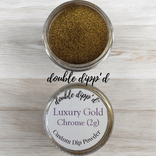 Luxury Gold Chrome - Chrome - Double Dipp'd Dip Powder