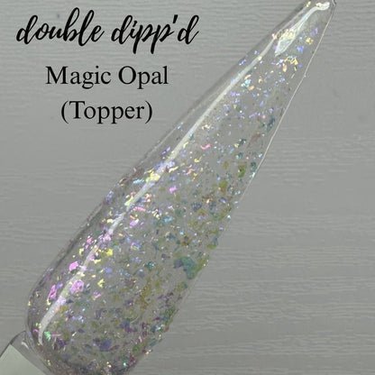Magic Opal Topper Dip Powder - Dip Powder - Double Dipp'd Dip Powder