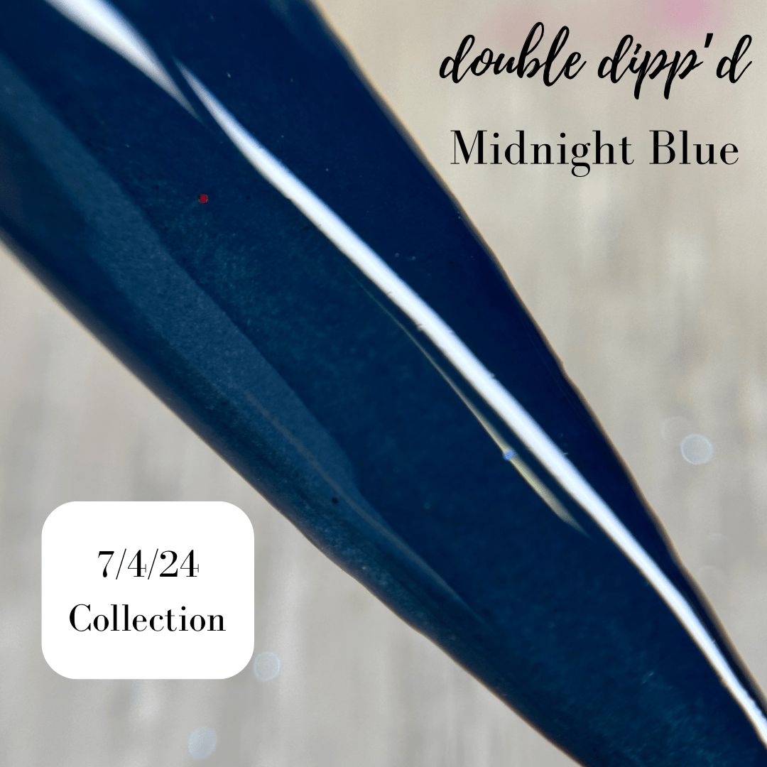 Midnight Blue - Double Dipp'd Dip Powder