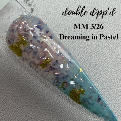 Monthly Muse 3/26 (Dreaming in Pastel) Dip Powder - Dip Powder - Double Dipp'd Dip Powder