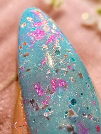Monthly Muse 4/26 - Can You Teal it's Pink Dip Powder - Dip Powder - Double Dipp'd Dip Powder