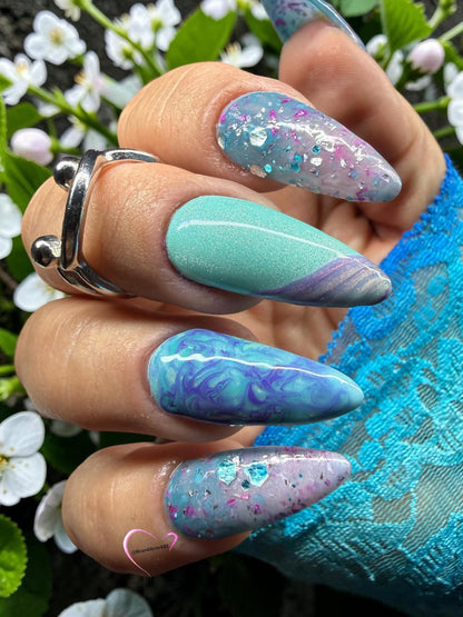 Monthly Muse 4/26 - Can You Teal it's Pink Dip Powder - Dip Powder - Double Dipp'd Dip Powder