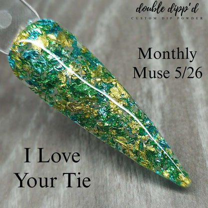 Monthly Muse 5/26 - I Love Your Tie Dip Powder - Dip Powder - Double Dipp'd Dip Powder