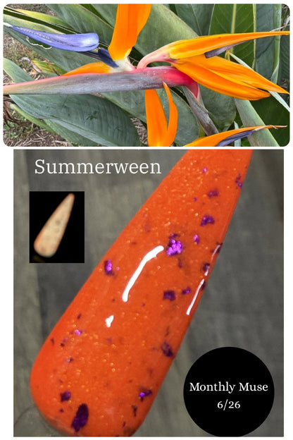 Monthly Muse 6/26 - Summerween Dip Powder - Dip Powder - Double Dipp'd Dip Powder