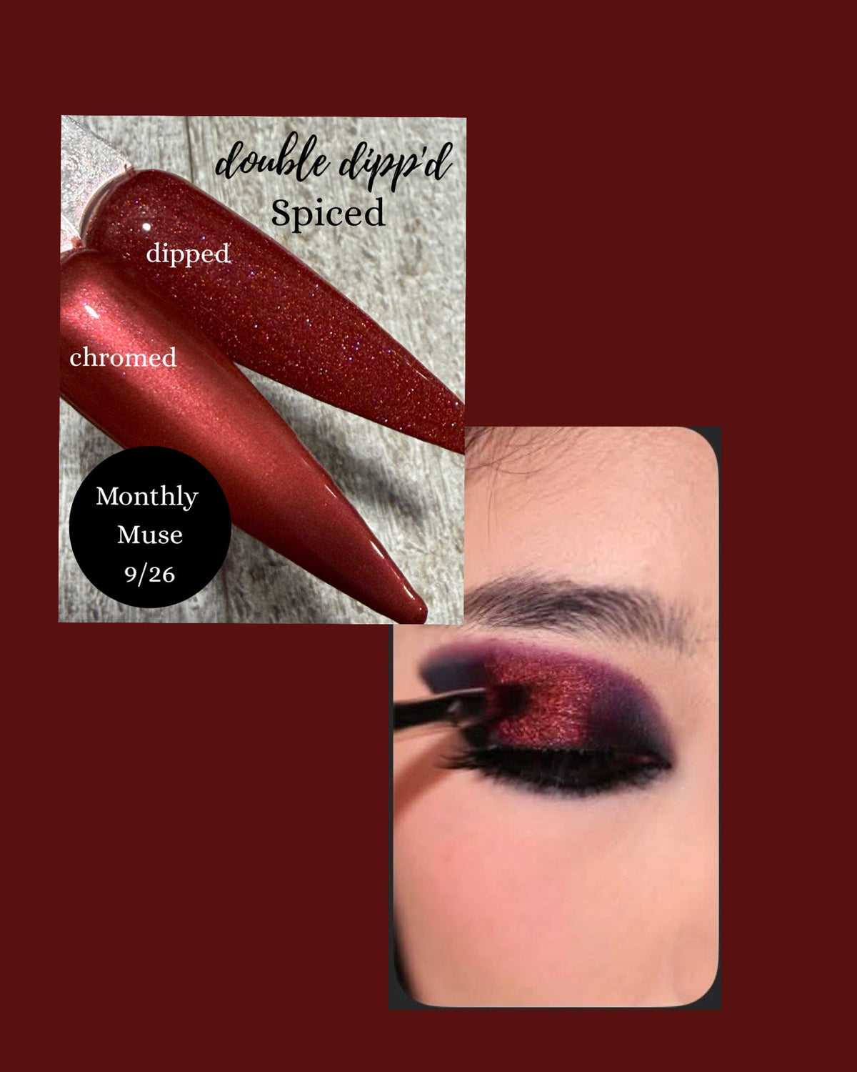Monthly Muse 9/26 - Spiced Dip Powder - Dip Powder - Double Dipp'd Dip Powder