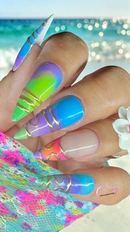 Neon Pigment Set - Solid - Double Dipp'd Dip Powder