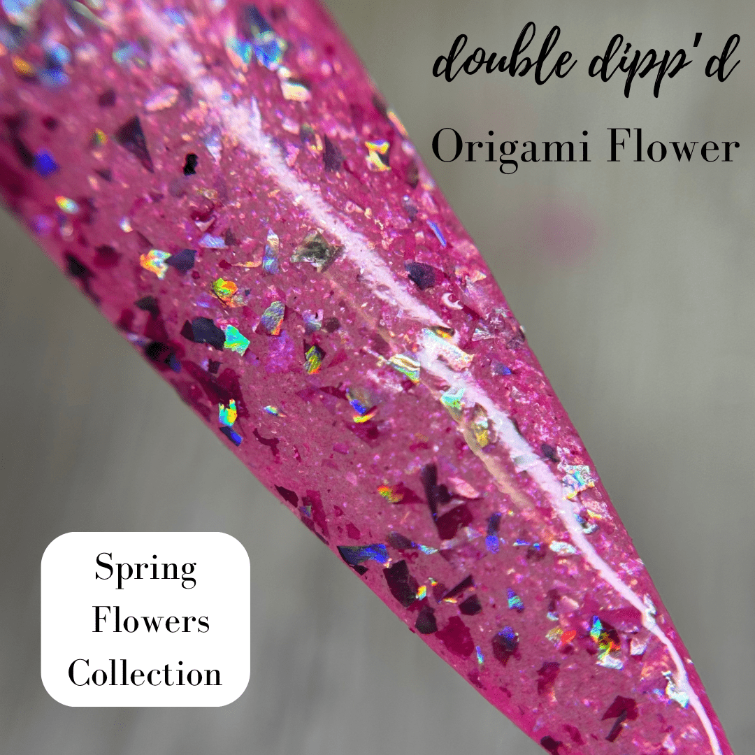 Origami Flower - Closeout - Double Dipp'd Dip Powder