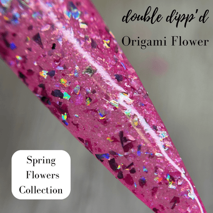 Origami Flower - Closeout - Double Dipp'd Dip Powder