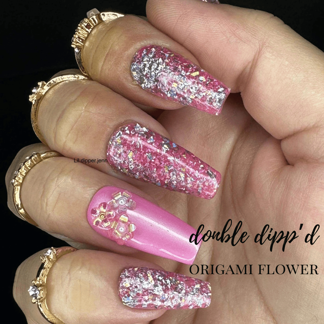 Origami Flower - Closeout - Double Dipp'd Dip Powder