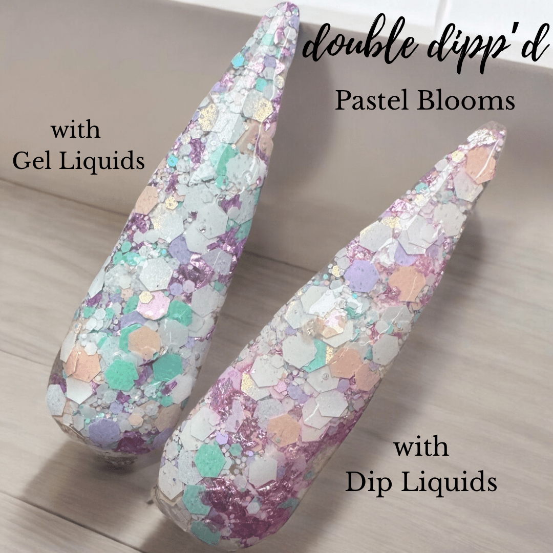 Pastel Blooms - Dip Powder - Double Dipp'd Dip Powder