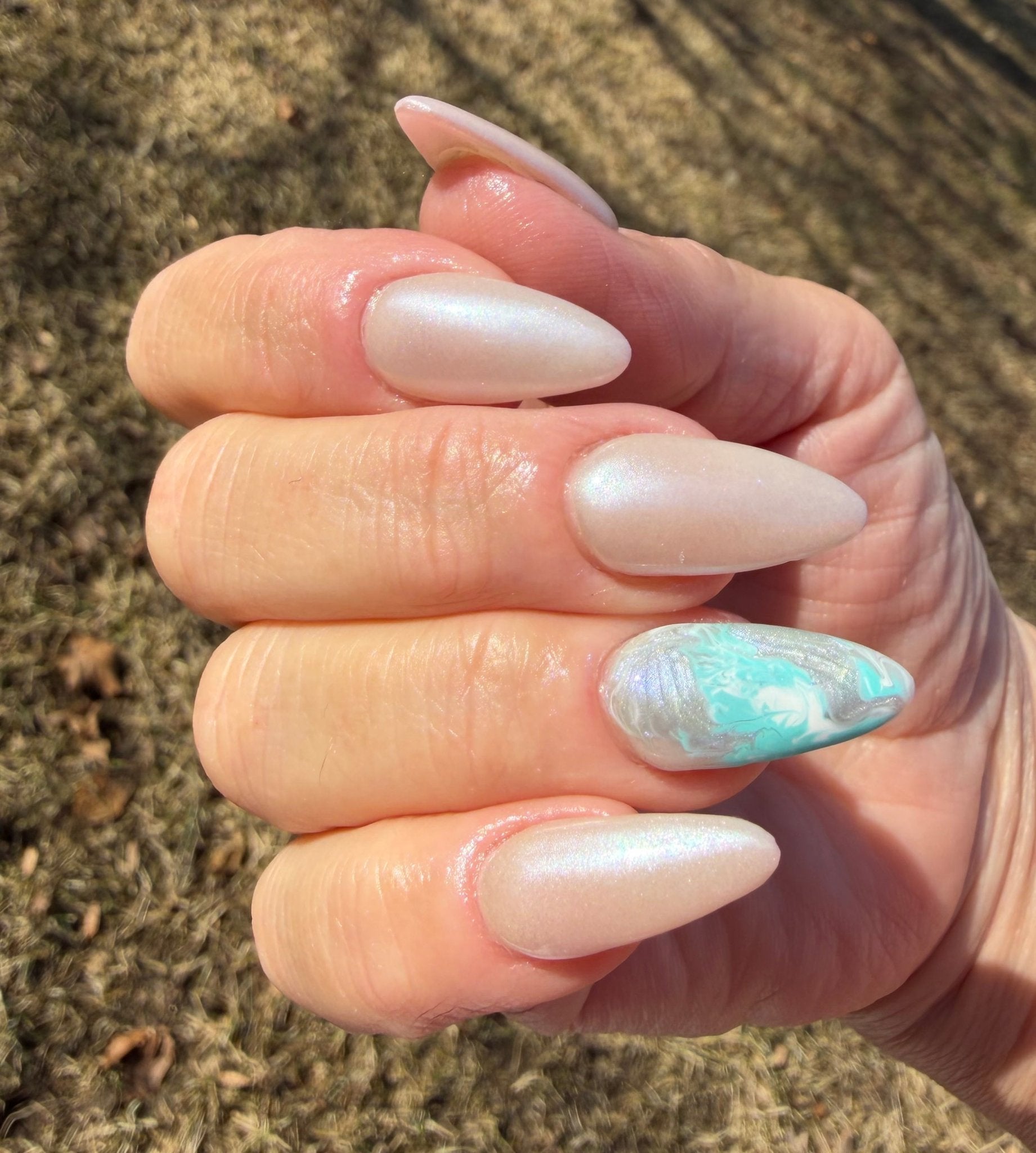 Pastel Blue One Coat Gel Polish - Gel Polish - Double Dipp'd Dip Powder