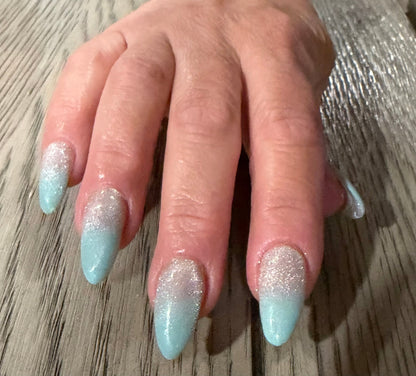 Pastel Blue One Coat Gel Polish - Gel Polish - Double Dipp'd Dip Powder