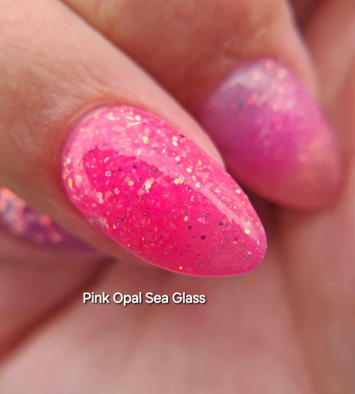 Pink Opal Sea Glass - Dip Powder - Double Dipp'd Dip Powder
