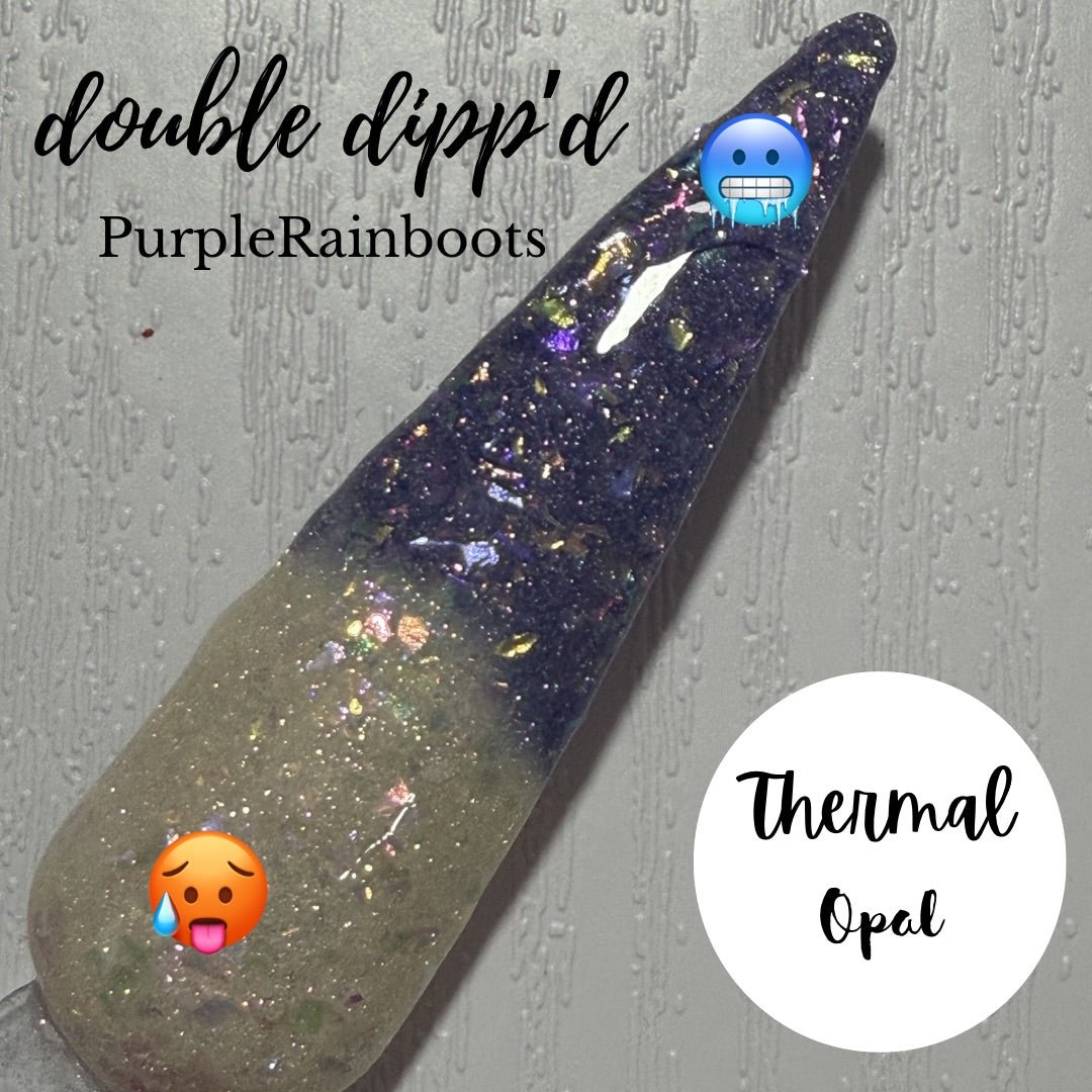 Purple Rainboots Dip Powder - Dip Powder - Double Dipp'd Dip Powder
