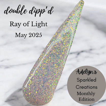 Ray of Light - Adelyn's Sparkled Creations - Double Dipp'd Dip Powder