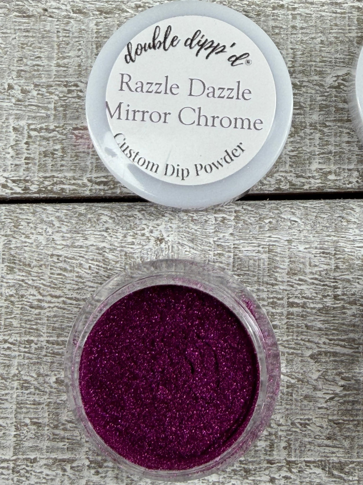 Razzle Dazzle Chrome Enhancement Powder - Chrome - Double Dipp'd Dip Powder