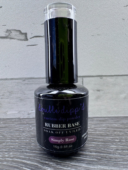 Rubber Base Gel - Liquids - Double Dipp'd Dip Powder