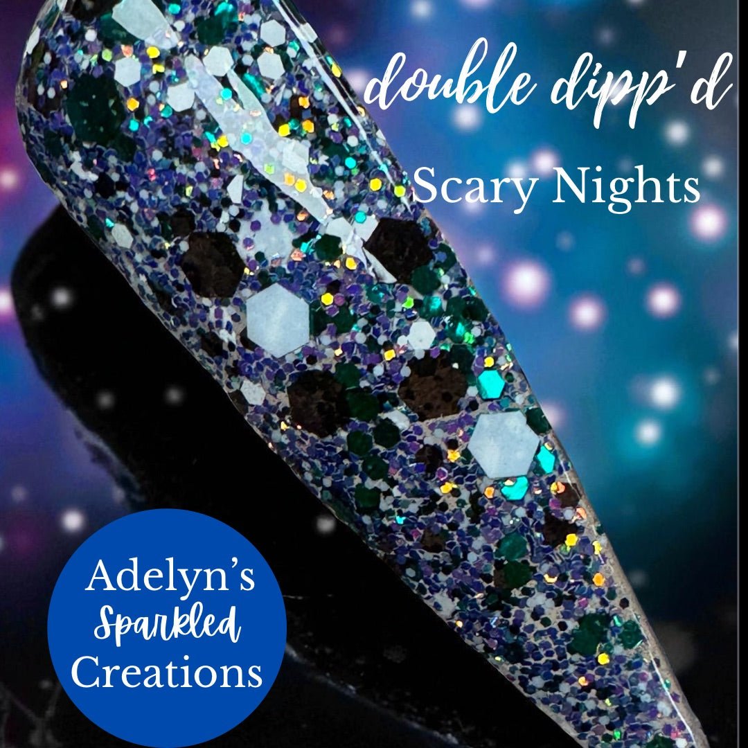 Scary Nights - Adelyn's Sparkled Creations - Double Dipp'd Dip Powder