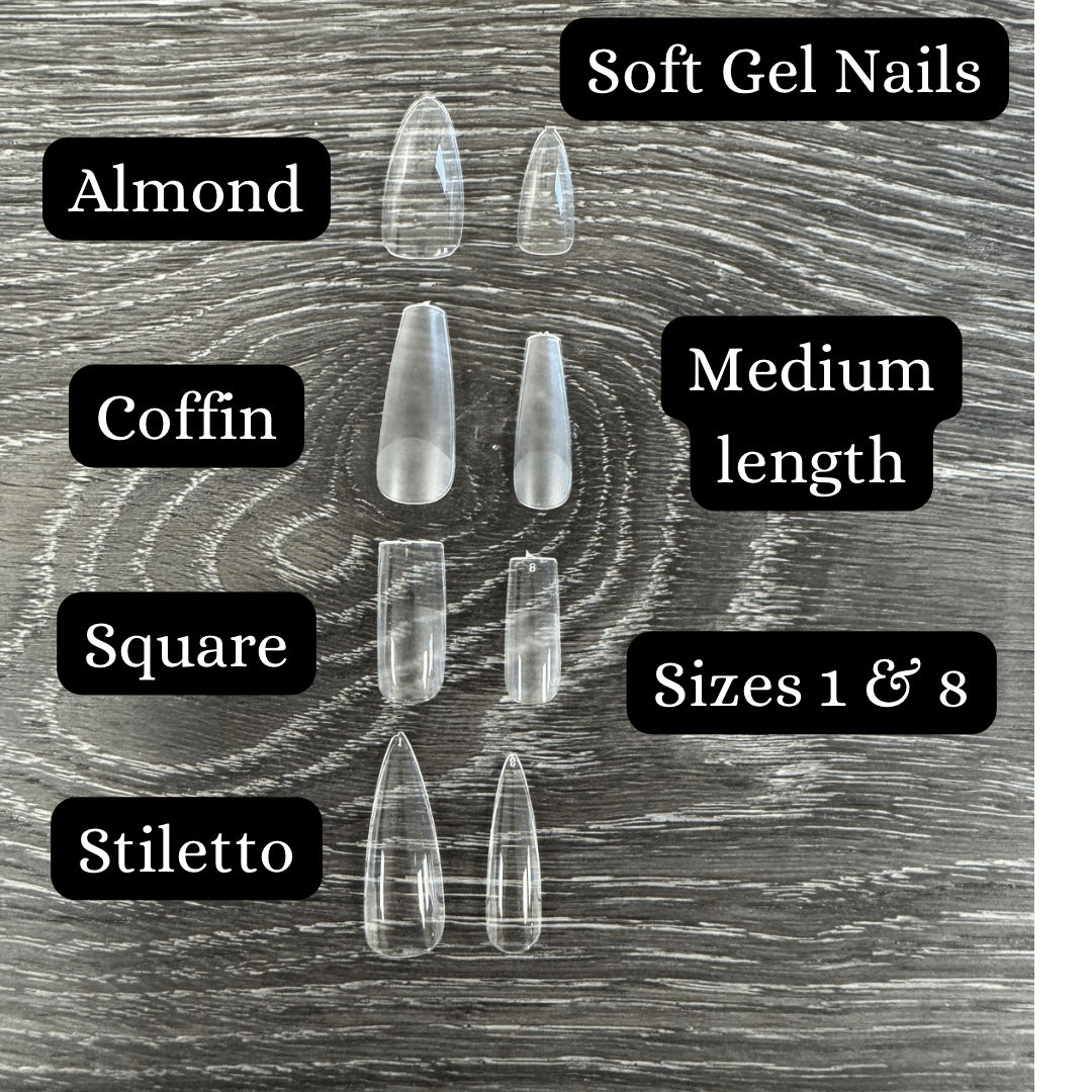 Soft Gel Nail Tips - Double Dipp'd Dip Powder