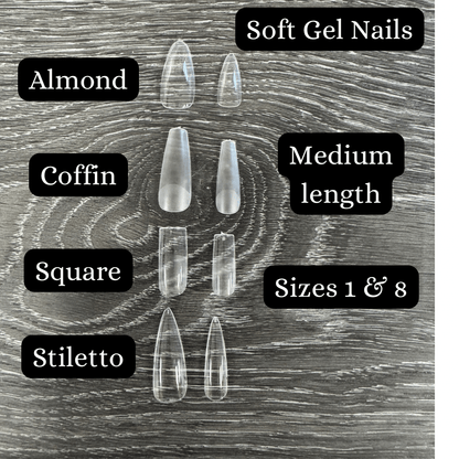 Soft Gel Nail Tips - Double Dipp'd Dip Powder