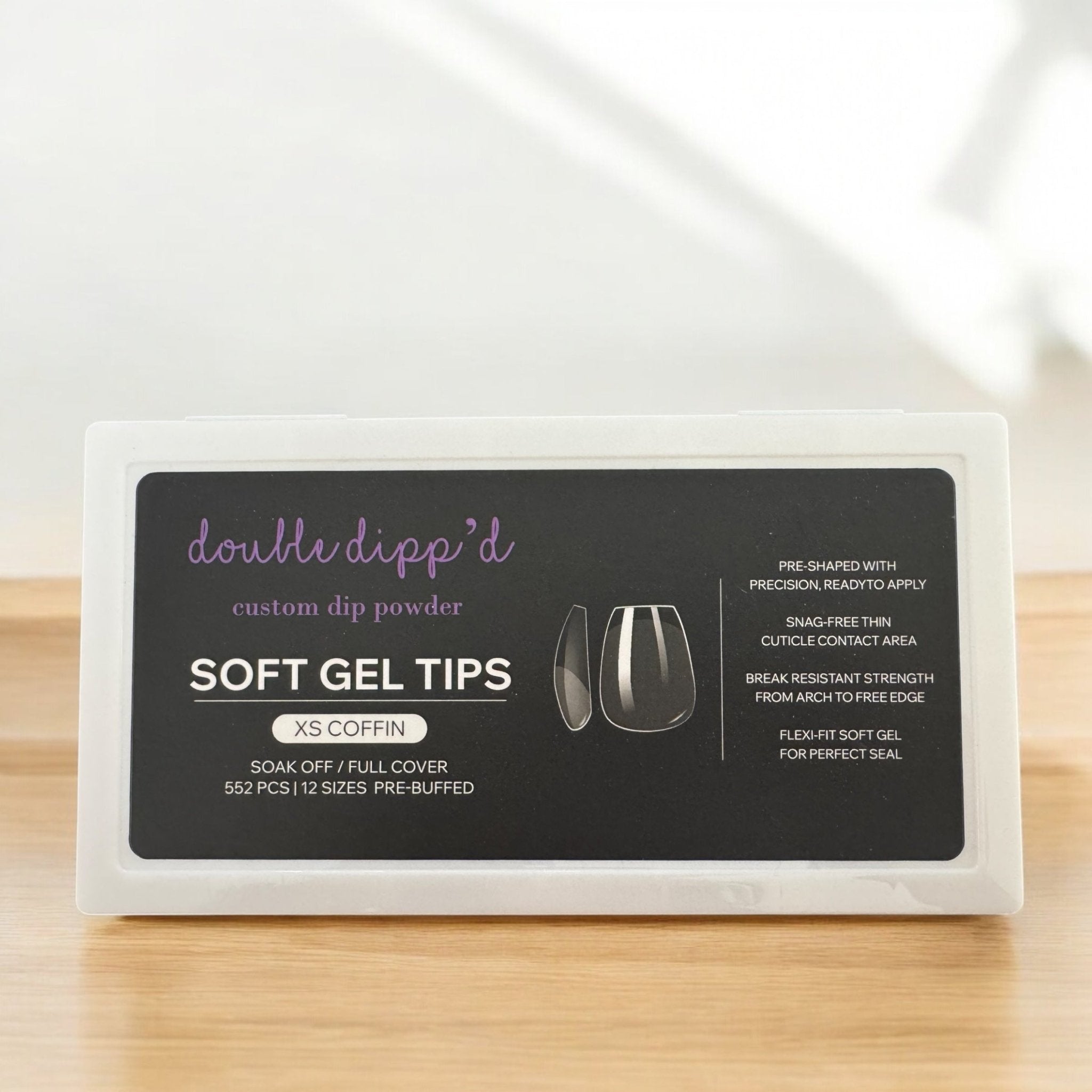 Soft Gel Nail Tips - Double Dipp'd Dip Powder