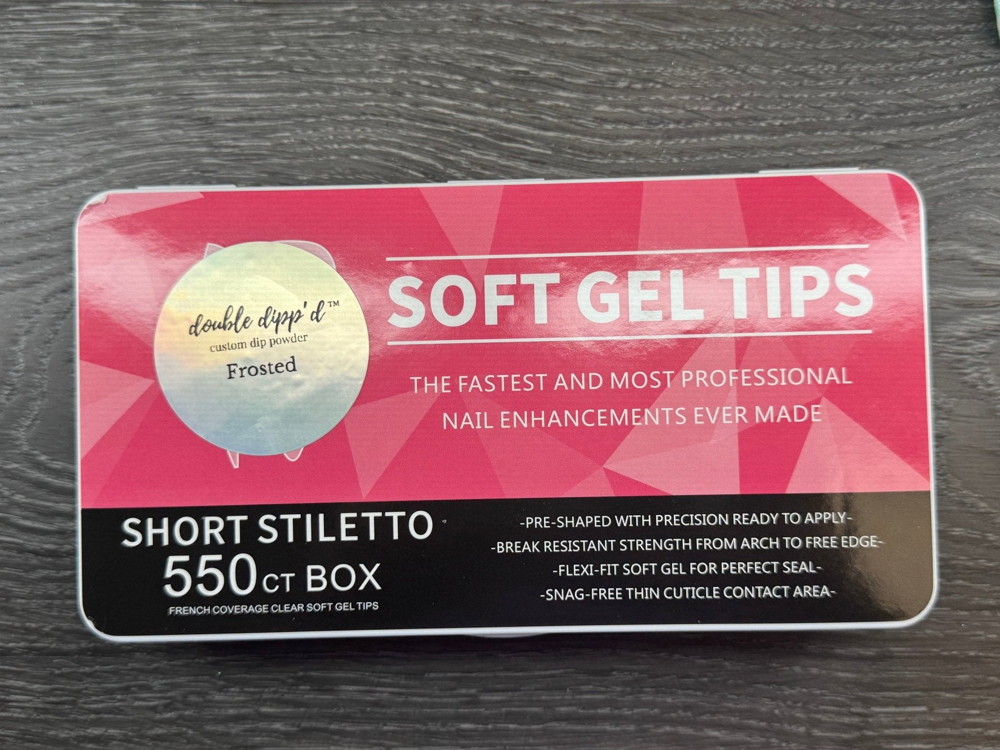 Soft Gel Nail Tips - Double Dipp'd Dip Powder