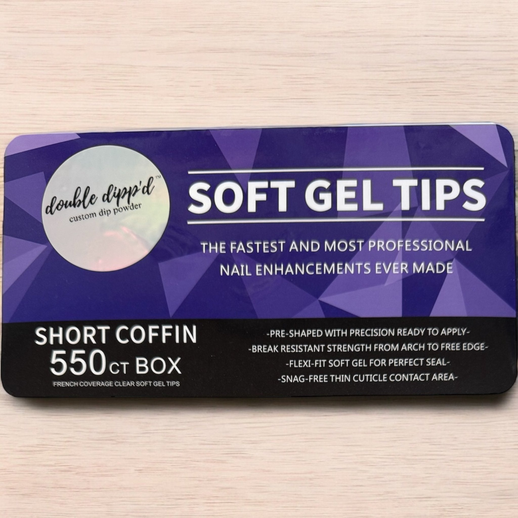 Soft Gel Nail Tips - Double Dipp'd Dip Powder